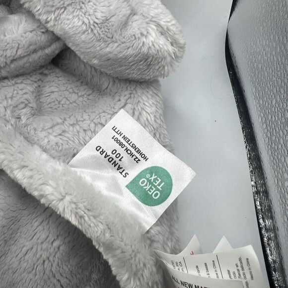 So Dreamy Lovey Security Blanket Soft Gray Elephant Plush 15x15" SL Home Fashion - Picture 2 of 4